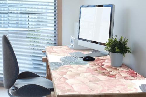 Couverture de bureau fleurie pour le télétravail à la maison