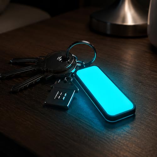 Image of Mi Glow Store Glow in Dark Keychain for Bike Men | Gift for Man | Bike Accessories | Charges in Light Glows in Dark | Key chain for Bike