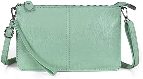 befen Crossbody bags for Women,Small Leather Cross Body Phone Purses White Bag Ladies Handbags & Shoulder bags, Envelope Wristlet Clutch Wallet with Wrist Strap