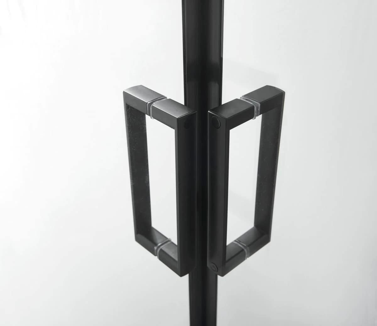 Sanotechnik Schwenktüre Elite Black 78,5-79,5 x 195cm - Dusche Glastür Schwarz, Pendeltür, Nischentür, Duschtrennwand, Verwendbar als Eckdusche: 2 Türen gleicher Größe bestellen, Nischentüre