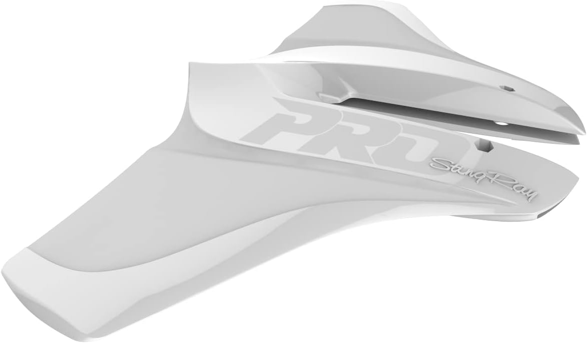 STINGRAY HYDROFOILS - Classic PRO Hydrofoils for 40-300 hp Boats (White) - Engine Stabilizer Fins for Outboard/Outdrive Motors - Made in The USA