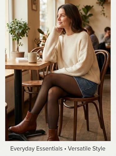 Oruolan 30D Women\'s Sheer Tights,Comfortable Hosiery for Daily Wear X-Large