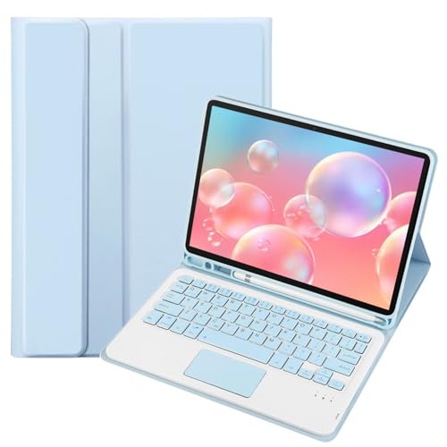 Étui avec clavier pour Samsung Galaxy Tab A9 Plus et A11+ doté d'un clavier Bluetooth amovible