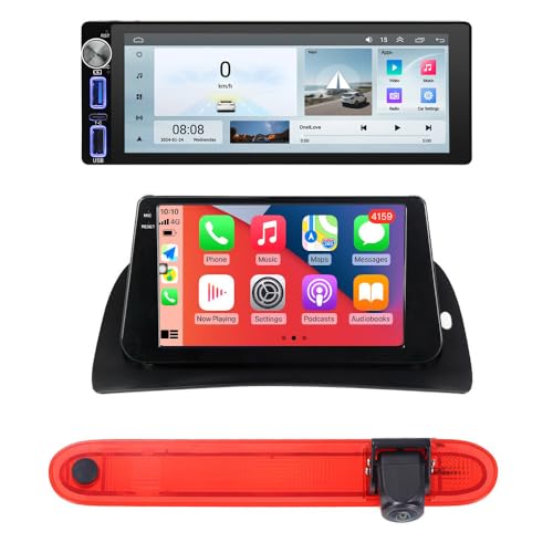 Auto GPS Navi Autoradio Navigation Bildschirme Monitore mit CarPlay&Android+HD