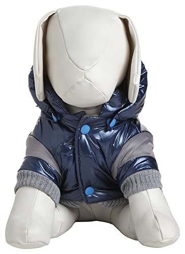 Pet Life Sporty Vintage Aspen Ski Winter Dog Coat With Snap-Off Removable Hood - Dog Jacket Features 3M Thinsulate Insulation Warming Technology - Dog Clothes Fits Small, Medium And Large Dogs #TOP1