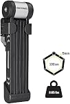 Kryptonite Kryptolok 610 S Folding Bike Lock, Compact Lightweight High Security Anti-Theft Foldable Bicycle Lock with 2 Keys and Mount for E-Bikes Scooter Road Mountain Bikes, 100cm (39 in)