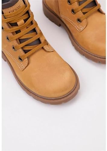 Botte Hiver Garcon Geox Bottines Garçon J Shaylax Boy B - Nubuck, Semelle Respirante, Fermeture éclair Bottines Nubuck Respirantes