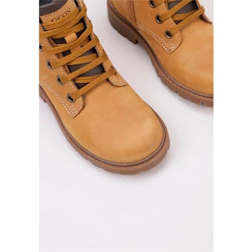 Geox Garçon J16fab032 Ankle Boot, Yellow Brown, 37 EU