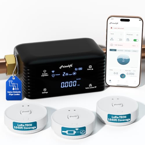 Frizzlife LPG365 Smart Water Auto Shutoff Valve