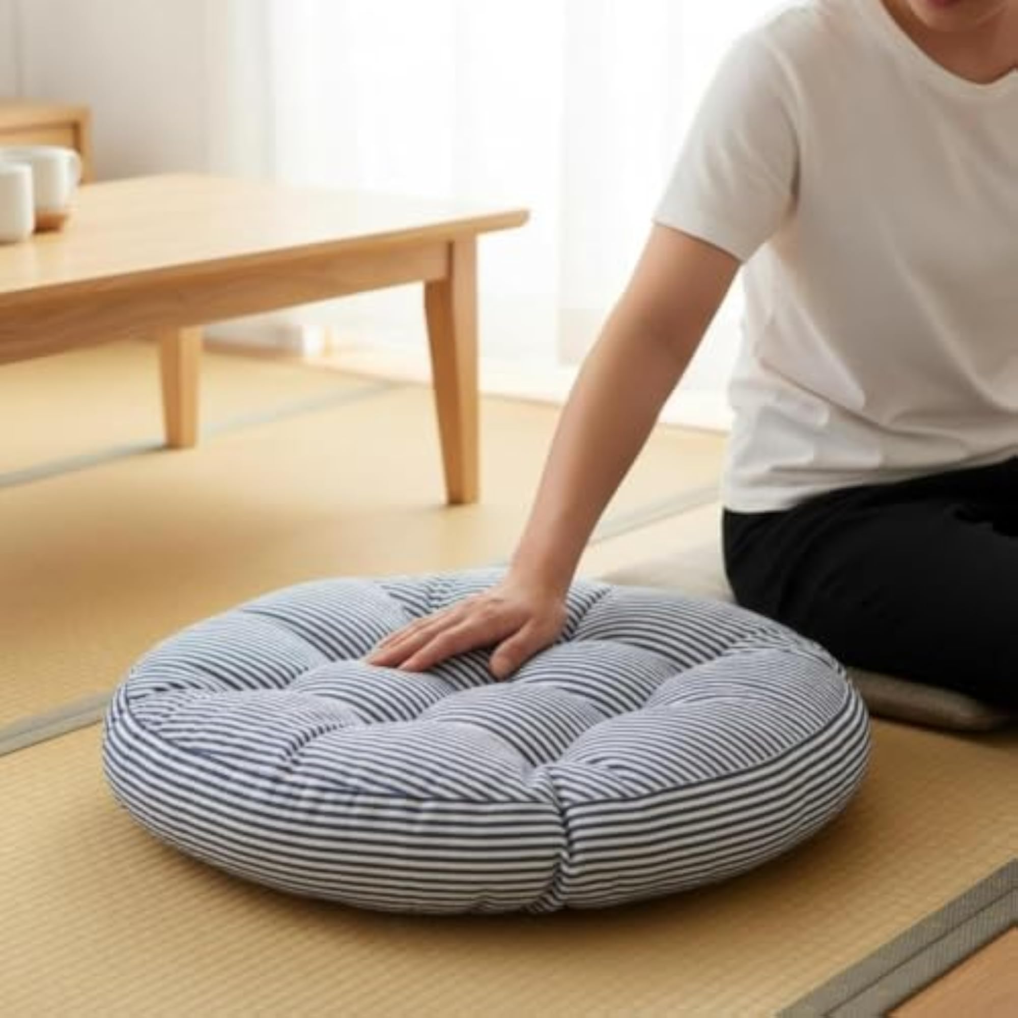 Round Tatami Cushion, Stylish and Comfortable