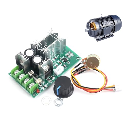 Module de Contrôleur de Moteur PWM 12V 24V 36V 48V 20A, Régulateur de Vitesse PWM à Vitesse...