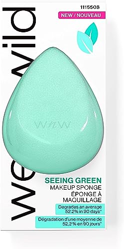 Wet n Wild Seeing Green Makeup Sponge, Beauty Blender for Effortless Makeup Application to Wide Areas and Closeup Details