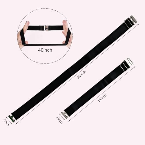 4 Pcs Plus Size Thigh Garter Belt, Adjustable High Elastic Hidden Garter Belt for Thick Thighs4