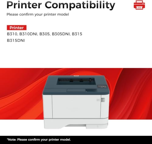 Image of B310 B315 B305 006R04378 Black Toner Cartridge High-Yield with chip 1-Pack Replacement for Xerox 006R04376 006R04377 Toner Compatible with Xerox B310 B310DNI B305 B305DNI B315 B315DNI Printer Ink Copy