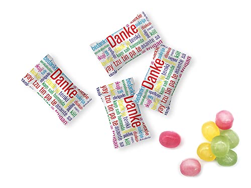 Bonbons mit Fruchtfüllung 'Danke' 1000g,