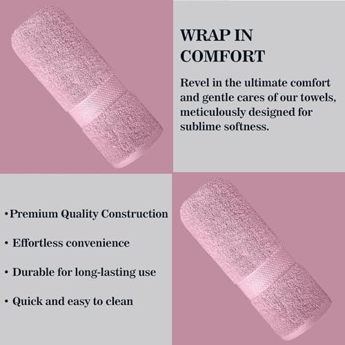 Image of Sulfar 100% Terry Ring Spun Cotton Face Towel - Quick-Dry, Highly Absorbent (480 GSM) (30 x 30 Cm) Soft Berry (Pack of 1)