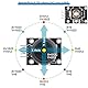 Gebildet Roboter, Dual Achsen XY Joystick-Modul, PS2 Game Joystick-Steuerhebel Sensor, Game Controller Sensorboard-Modul KY-023 für Arduino Raspberry (8er-Pack)