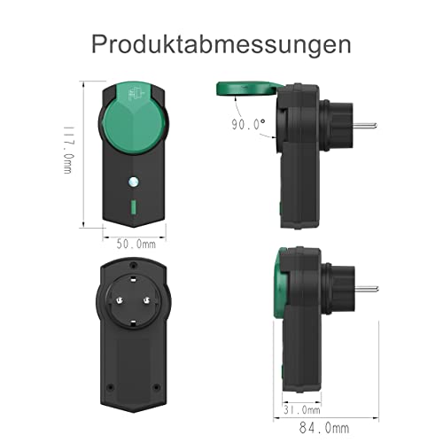 Funksteckdose für den Außenbereich von UCOMEN mit IP44-Schutz