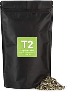 T2 Tea Gorgeous Geisha Green Tea, Loose Leaf Green Tea in Box, 100 g