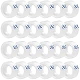 BUOFPK 24 Rolls Clear Tape, Transparent Tape Refills for Dispenser, 1 Inch Core, 3/4 x 800 Inches, Strong Adhesive for Gift Wrapping, Office, School, Home, Desk Supplies & Crafts