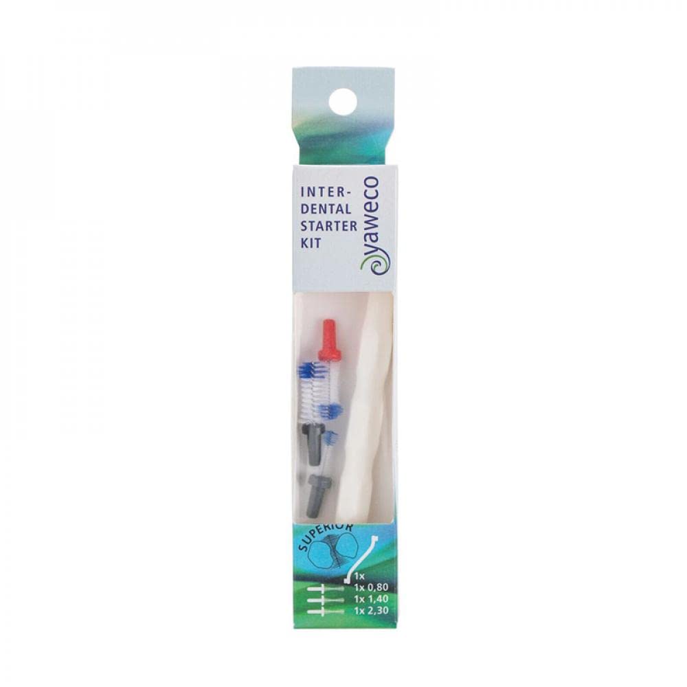 Yaweco Interdental Starter Pack 100g, Unflavored, Adult, 1 Count, Plaque Removal, Daily Teeth Cleaning