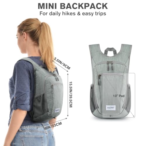 Image of G4Free 10L /15L Hiking Backpack Lightweight Packable Hiking Daypack Small Travel Outdoor Foldable Shoulder Bag