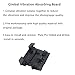 Gimbal Vibration Absorbing Board for DJI Mavic Pro/Platinum, Absorbing Board Gimbal Upper Mount with Rubber Dampners for Mavic Pro Repair Replacement Parts Accessories