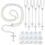 Matériaux de haute qualité : perles blanches crème combinées avec un pendentif en métal poli. Les perles lumineuses lisses et l'alliage résistant à la rouille garantissent une longue durée de vie au quotidien