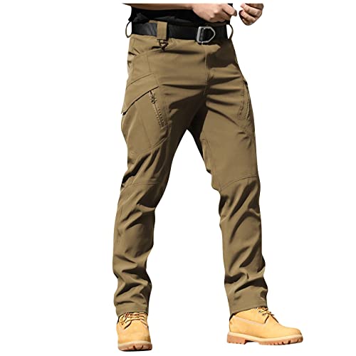 Cargo Pants for Men Baggy Ripstop Pants Multi Pockets Outdoor Work Hiking Pants Match Mens Wild Cargo Pants