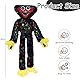 Zaloife Plüschtier Monster Schwarz, Horrorspiel Kuscheltier Plush 40cm, Stofftier Plüsch Puppe Geschenk für Kinder Erwachsen