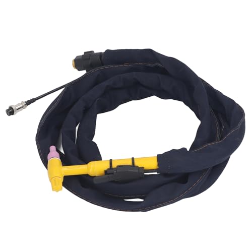 QQ150A Kit de Antorcha de Soldadura TIG de 4 M, Antorcha de Argón Refrigerada por Aire Estable y Duradera para Máquina de Soldadura WS TIG200 250 con Cubierta de Tela de Tubo de