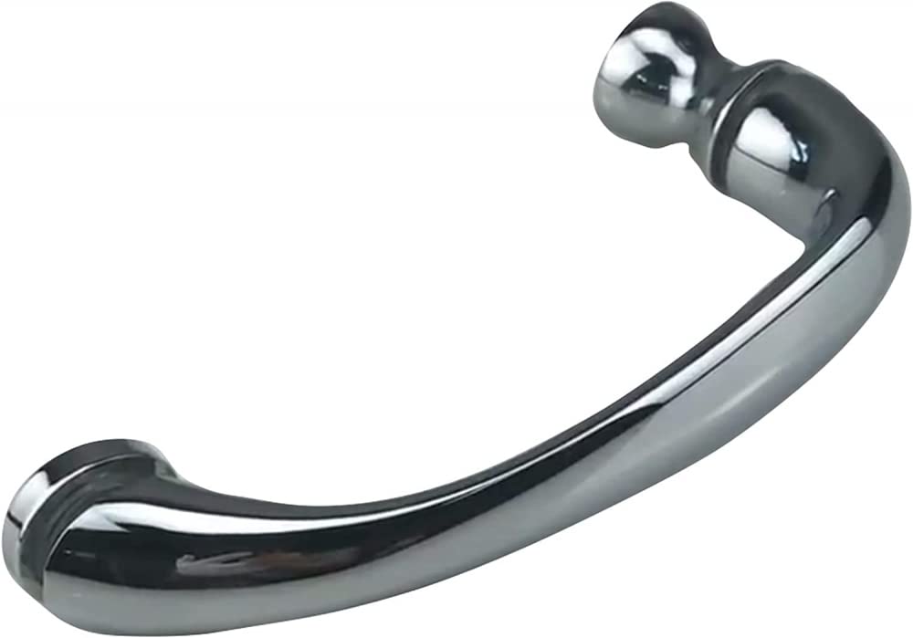 Poignée de porte en verre simple face acier inoxydable robuste salle de bain