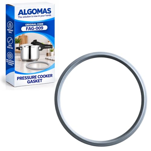 ALGOMAS® Pressure Cooker Seal 22 cm | Compatible with Fagor | Heat Resistant Silicone BPA Free | Airtight Sealing and Precise Fit | Replacement -009 for Pressure Cooker