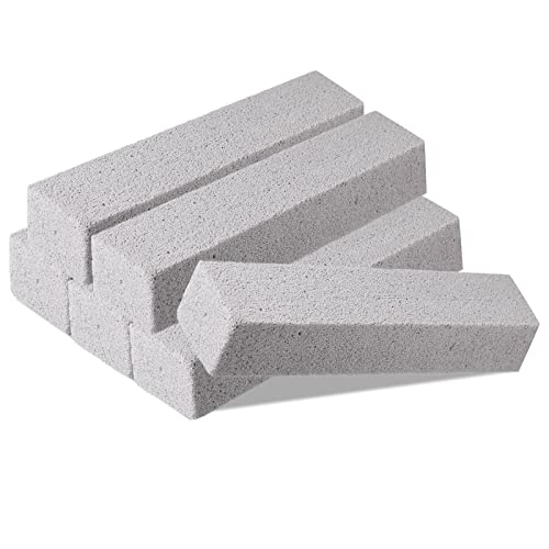 Blöcke Bimsstein für Toilette Bimsstein Reinigungs 6pcs Scheuerschwamm für Toilettenreiniger WC Toilettenreinigungs Blöcke Stark Urinsteinentferner Putzstein für Küche Bad Pool Haushalts-Reinigung Cover
