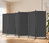 Room Divider-6 Panels Grey...