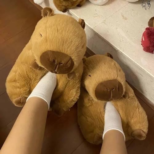 CLOUDEMO Capybara Plush Slippers, New Cute Capybara House Slippers for Indoor Outdoor2