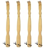 Diseño y longitud ergonómica: el mango de 16.9 pulgadas de largo proporciona un alcance extendido para rascar cómodamente áreas difíciles de alcanzar en la espalda, aliviando la picazón para hombres y mujeres con facilidad.