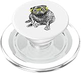 Fat Black Pug PopSockets PopGrip für MagSafe