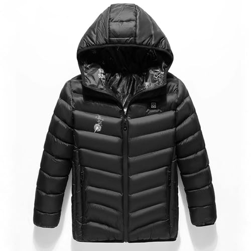 Boy Girl Heated Jacket Kid Hoodie Jackets 3 Heating Zones Heated Coat 3 Temperature Levels Body Warmer USB Down Jacket4