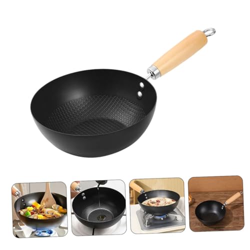 Sartén Wok de Hierro con Superficie Antiadherente para Cocina miniatura 6