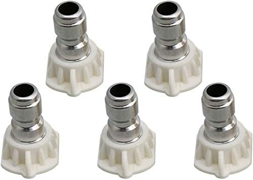 5 Pack Pressure Washer Spray Nozzle Tips (40 Degrees) by Universal Generator Parts