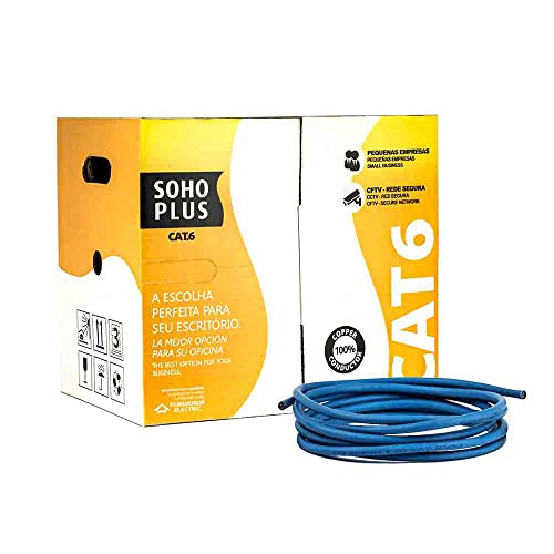 Cabo de Rede Cat6 Furukawa Sohoplus Azul - 15 Metros