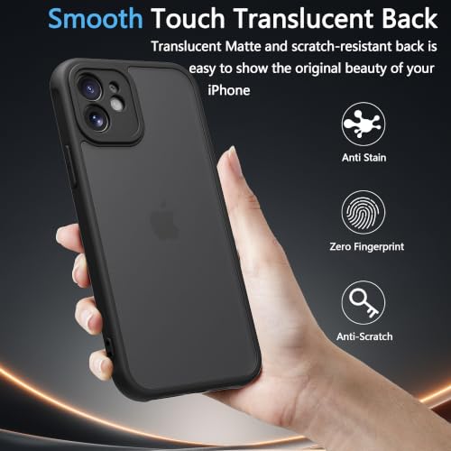Image of iPhone 12mini Case,Translucent Matte(Black)