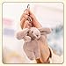 Spenlly Cute Bunny Bag Charm, Kawaii Bunny Keychain 3.5