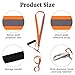 Deer Drag Harness, Deer Drag Rope with Non-Slip Handle, Heavy Duty Strap Hunting Dragging Pull Rope, Strong Bearing Capacity Dragging Harness Hunting Accessories for Big and Small Game, Orange