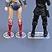 FIGURESLAB 56Packs Action Figure Stand 6inch with Peg, Toy Support Stands for Display, Figuras Organizer Holder Base Accessories, Compatible with 1/12 Mavel Legends Series/GiJeo Classified Series/D C/Mo tu Models, Mix Square & Round