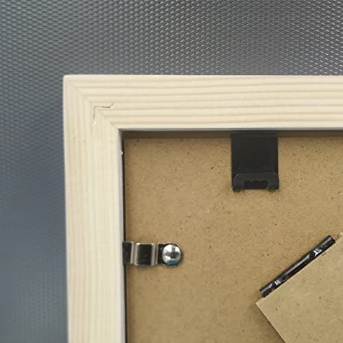 Image of 5x5 Picture Frames White Square Solid Wood.The Protective Film Must be Removed.