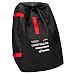 Car Seat Travel Bag Backpack for Air Travel - Karfast Universal Infant Carseat Gate Check Bag Cover for Airplane, Foldable with Pouch, Black