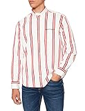  GANT D1.rel Bold Printed Stripe BD, Rojo Brillante, S para Hombre