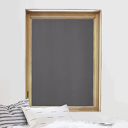 Nicetown Temporary Portable Blinds Blackout Curtain Shade Adjustable Size With Suction Cups Provide Sleepy Environment For Baby, Kid, Day Sleeper Or Travel Used, 51" Width X 78" Length, 1 Panel, Grey #TOP18